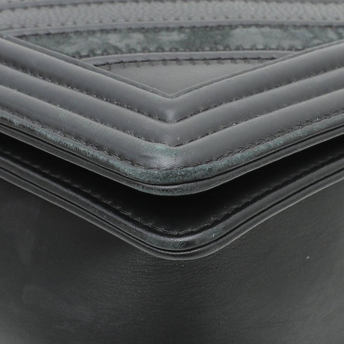 Chanel Black Le Boy Chevron Mix New Medium Bag-Chanel-THE CLOSET