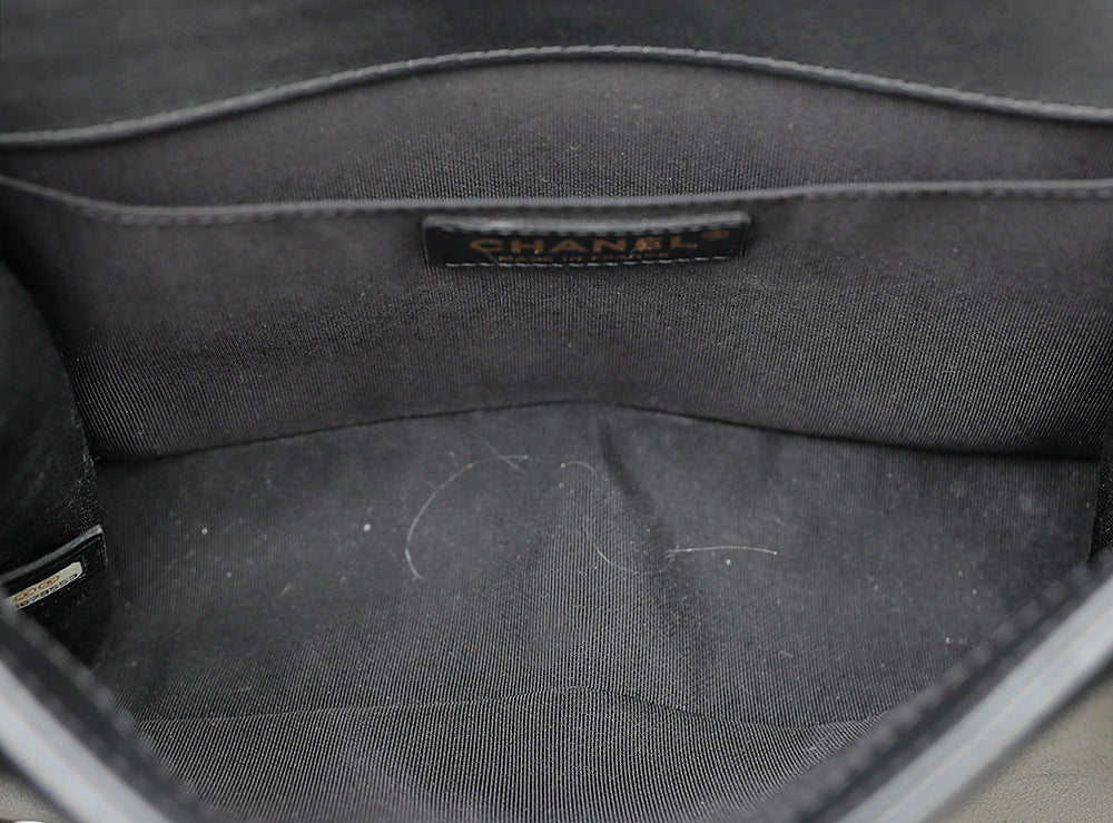 Chanel Black Le Boy Handle Chain Medium Bag-Chanel-THE CLOSET