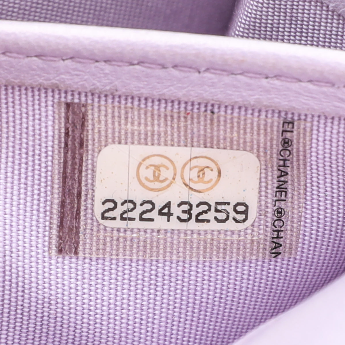 Chanel Lilac Le Boy Flap Wallet-Chanel-THE CLOSET