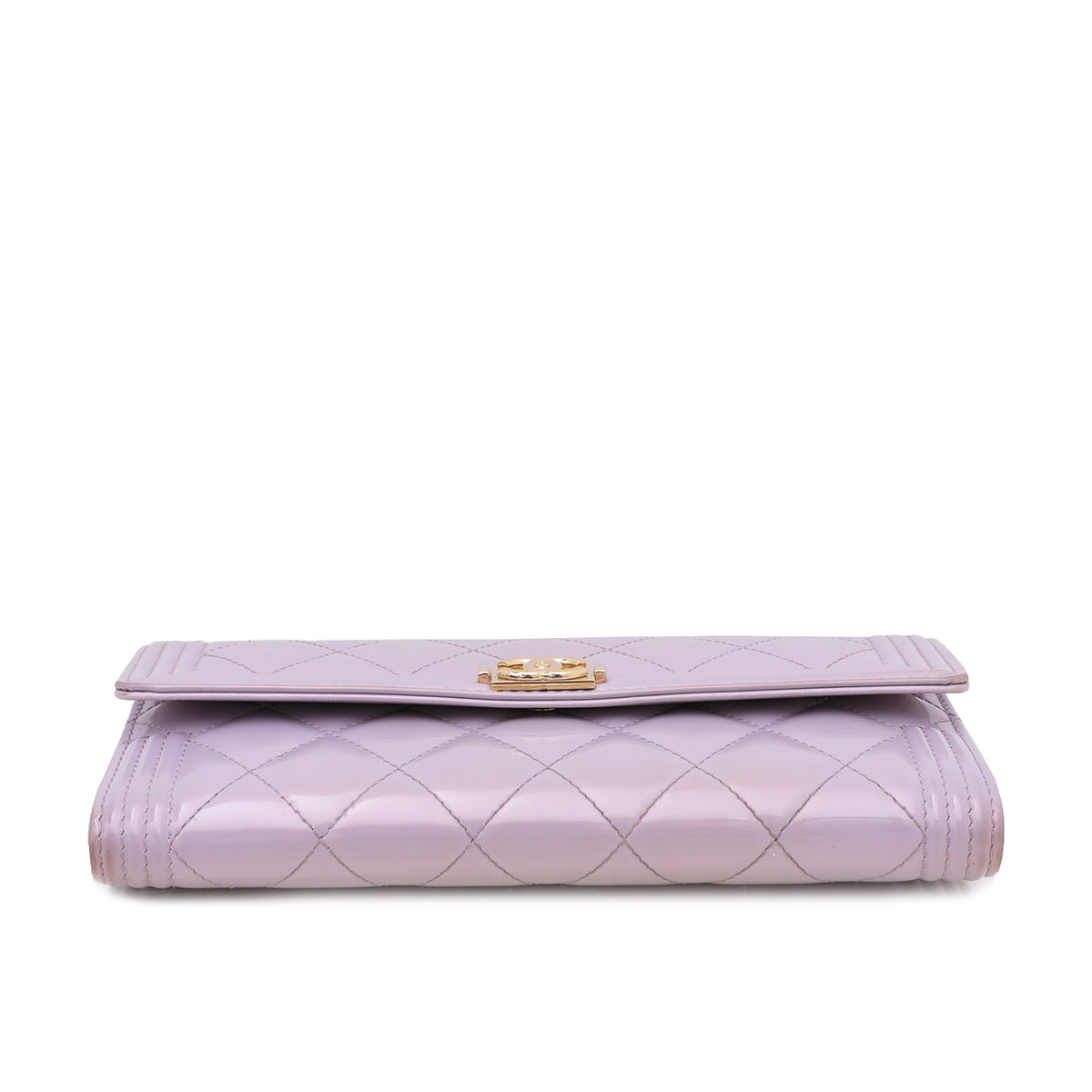 Chanel Lilac Le Boy Flap Wallet-Chanel-THE CLOSET