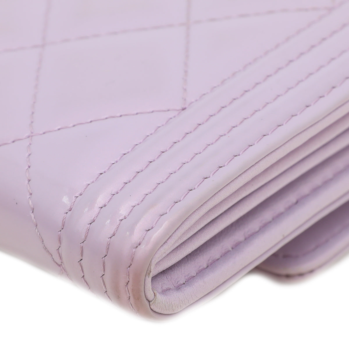 Chanel Lilac Le Boy Flap Wallet-Chanel-THE CLOSET