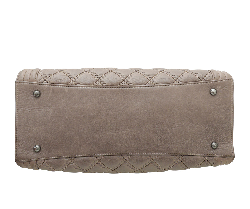 Chanel Brown Le Boy Nubuck Shopping Bag-Chanel-THE CLOSET