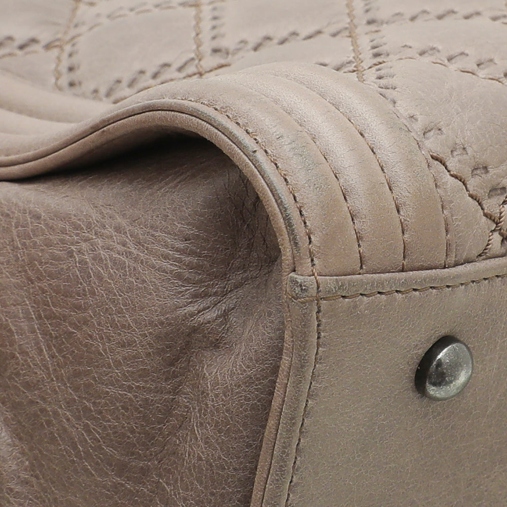 Chanel Brown Le Boy Nubuck Shopping Bag-Chanel-THE CLOSET