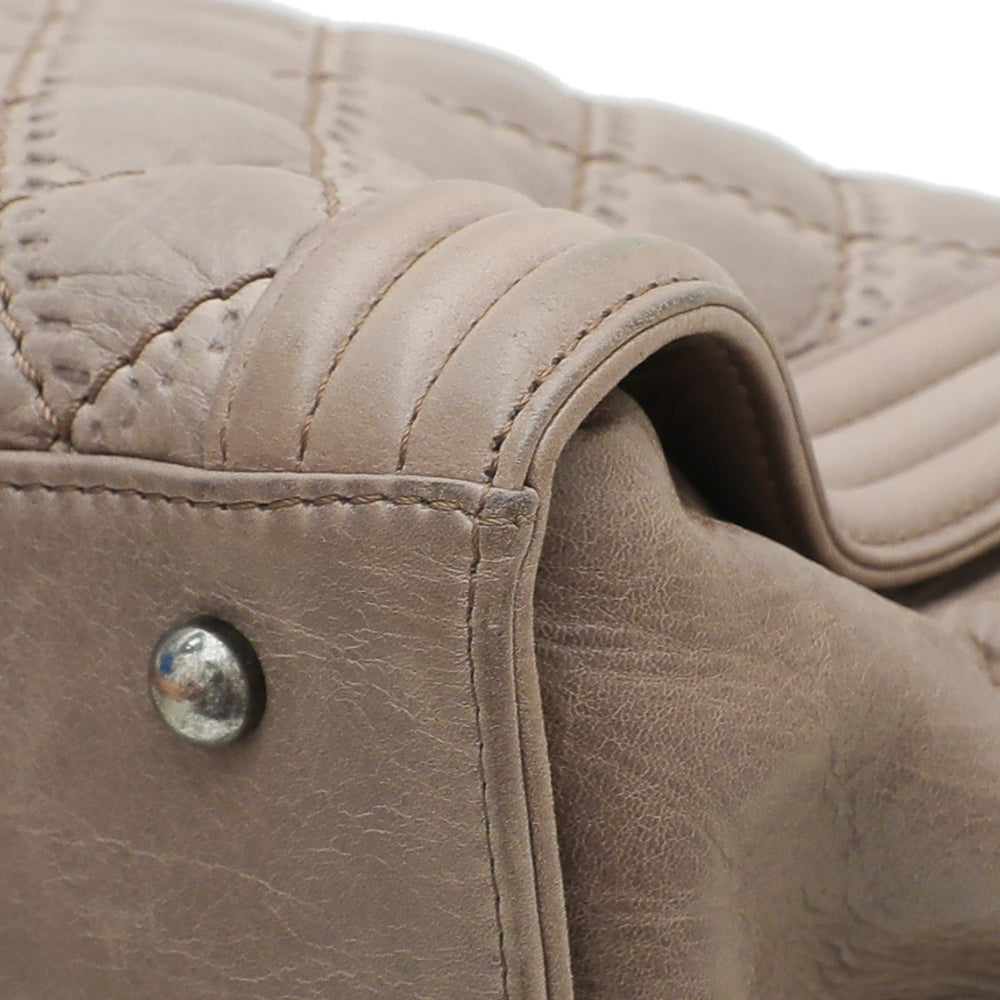 Chanel Brown Le Boy Nubuck Shopping Bag-Chanel-THE CLOSET