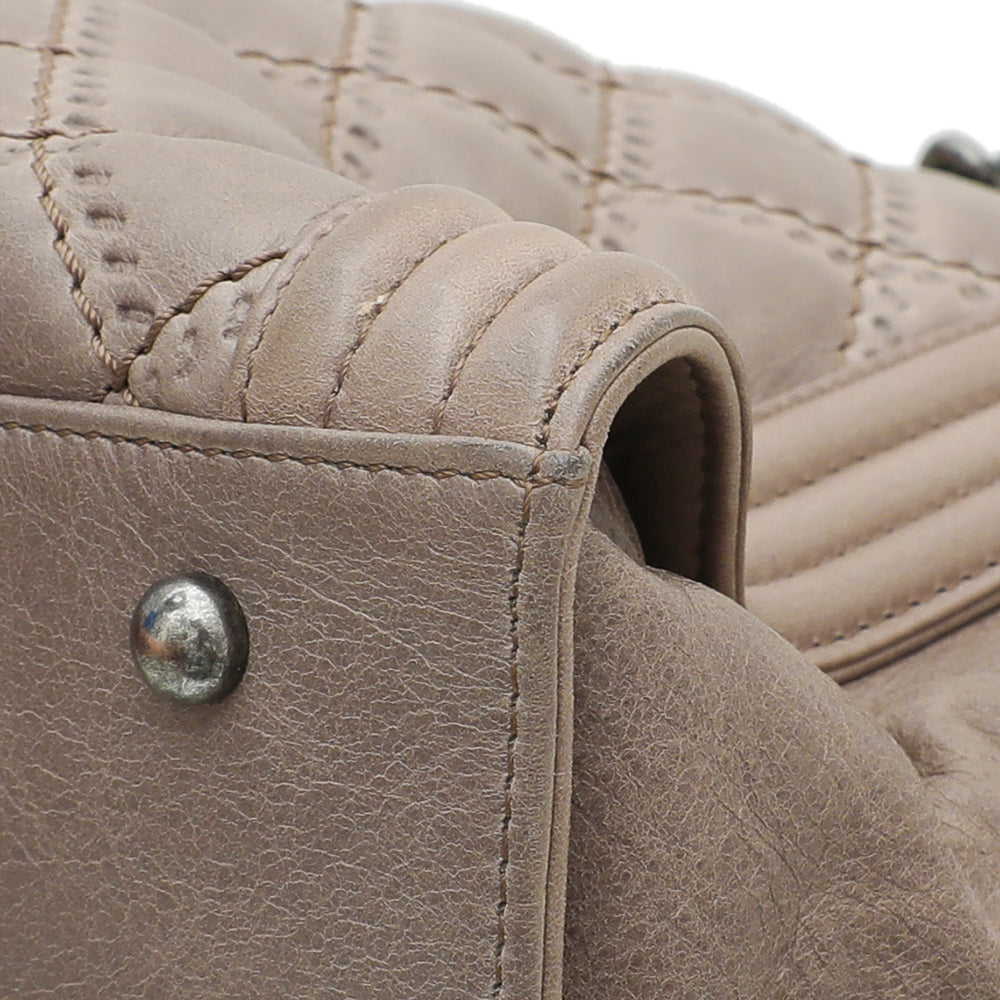 Chanel Brown Le Boy Nubuck Shopping Bag-Chanel-THE CLOSET