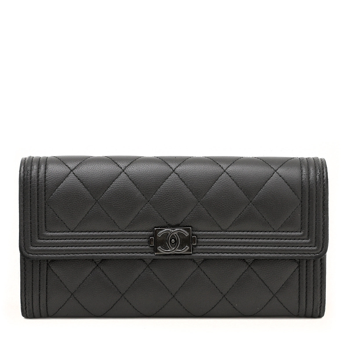 Chanel So Black Le Boy Wallet-Chanel-THE CLOSET