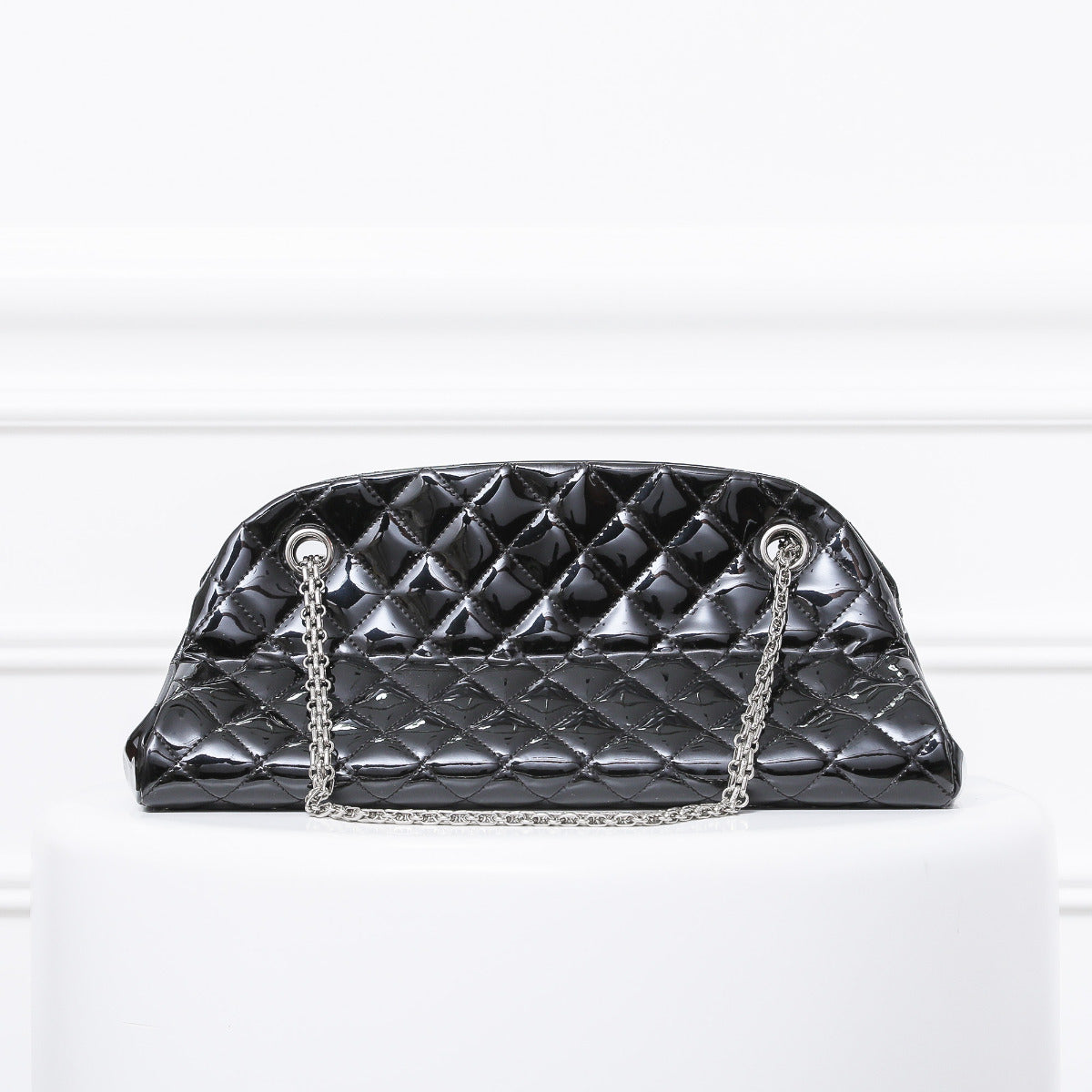 Chanel Black Mademoiselle Bowler-Chanel-THE CLOSET