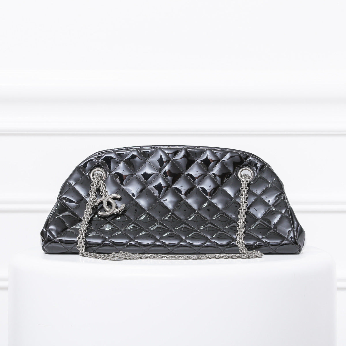 Chanel Black Mademoiselle Bowler-Chanel-THE CLOSET