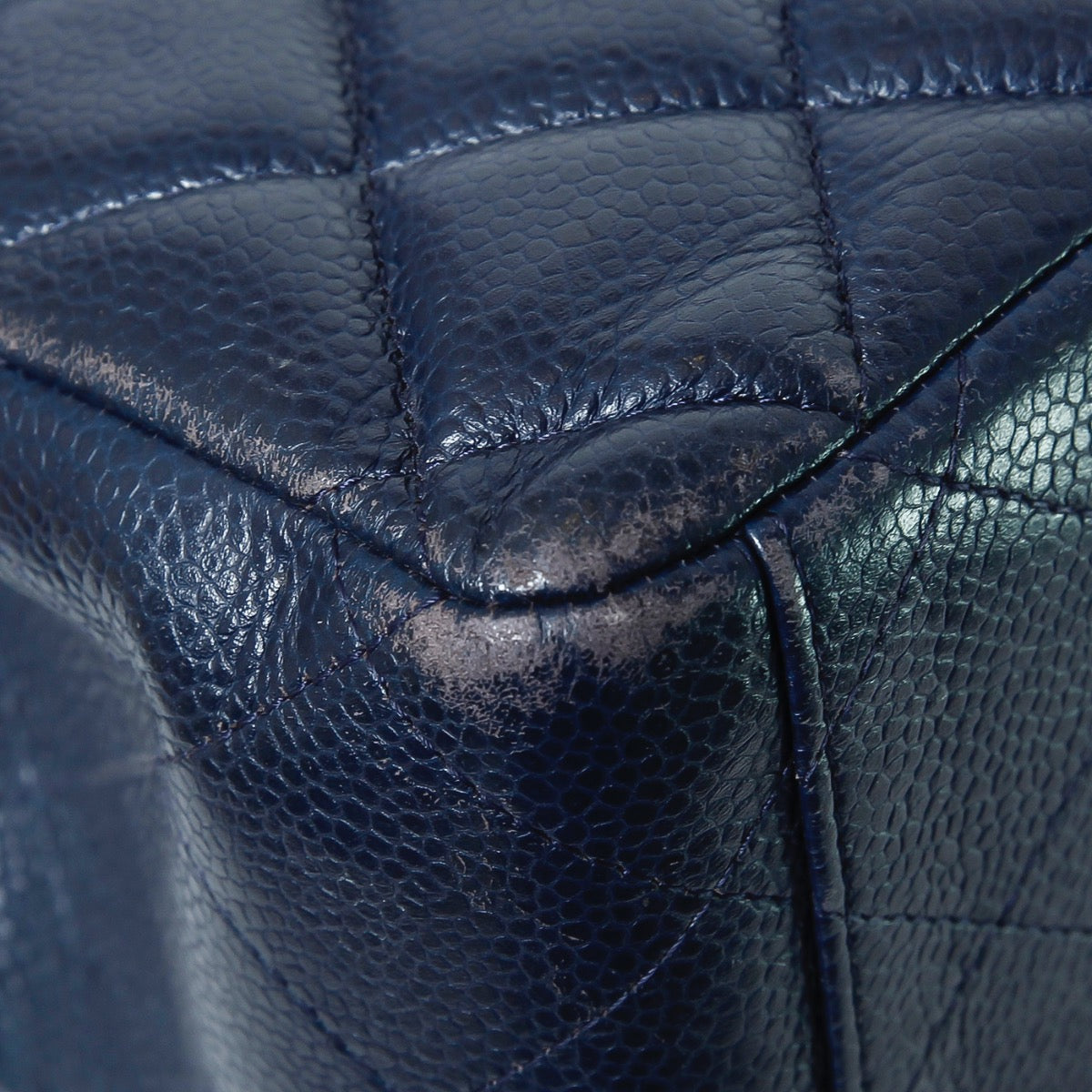 Chanel Dark Blue Maxi Double Flap-Chanel-THE CLOSET