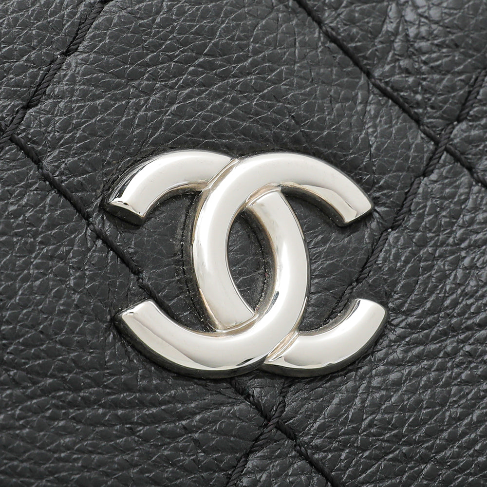 Chanel Black On The Road Shopping Tote Bag