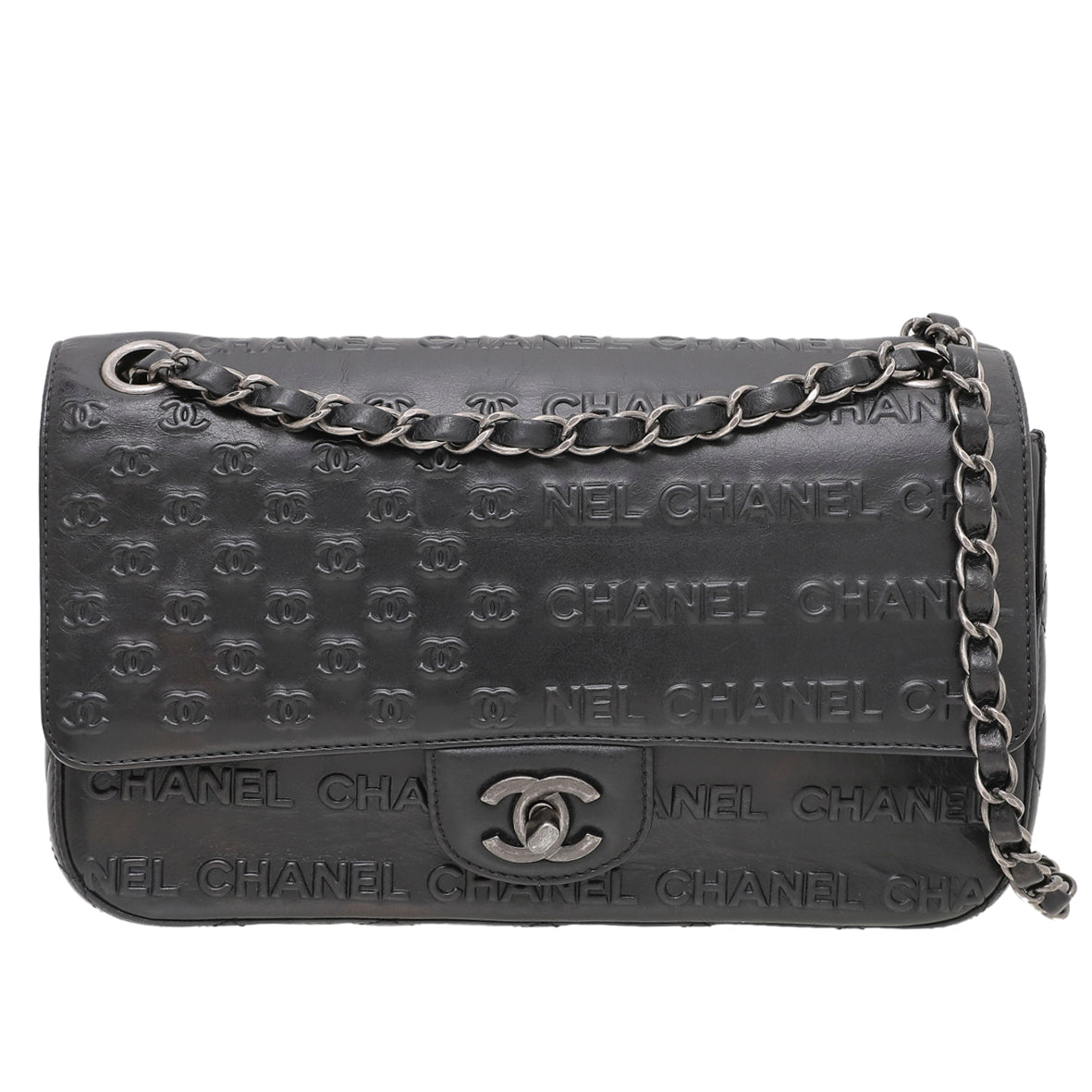 Chanel Black Paris Dallas Logo Flap Bag-Chanel-THE CLOSET