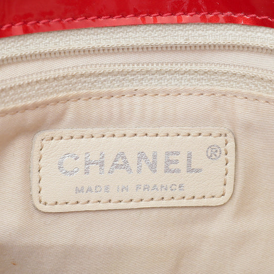 Chanel Red Crystal Strass Bonbons Tote Bag