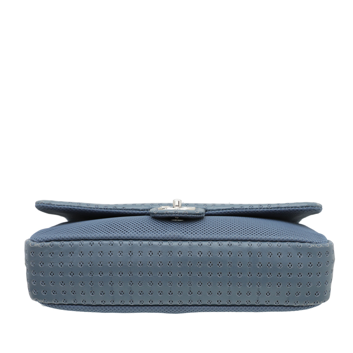 Chanel Blue Perforated Easy Flap Jumbo Bag – THE CLOSET