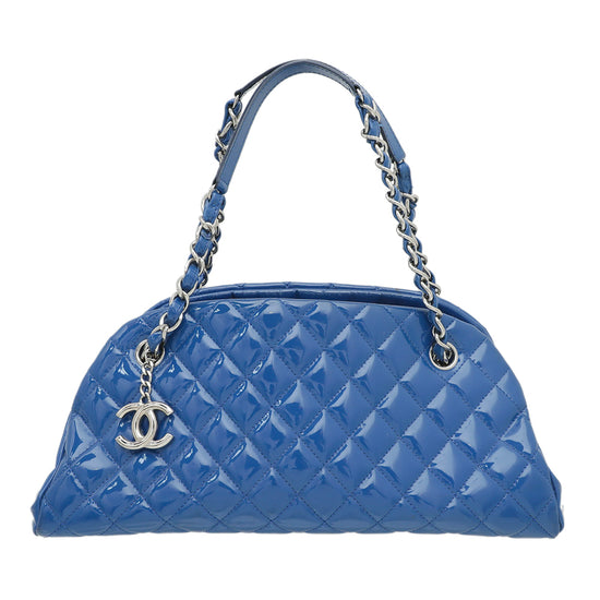 Chanel Blue Just Mademoiselle Bowling Bag