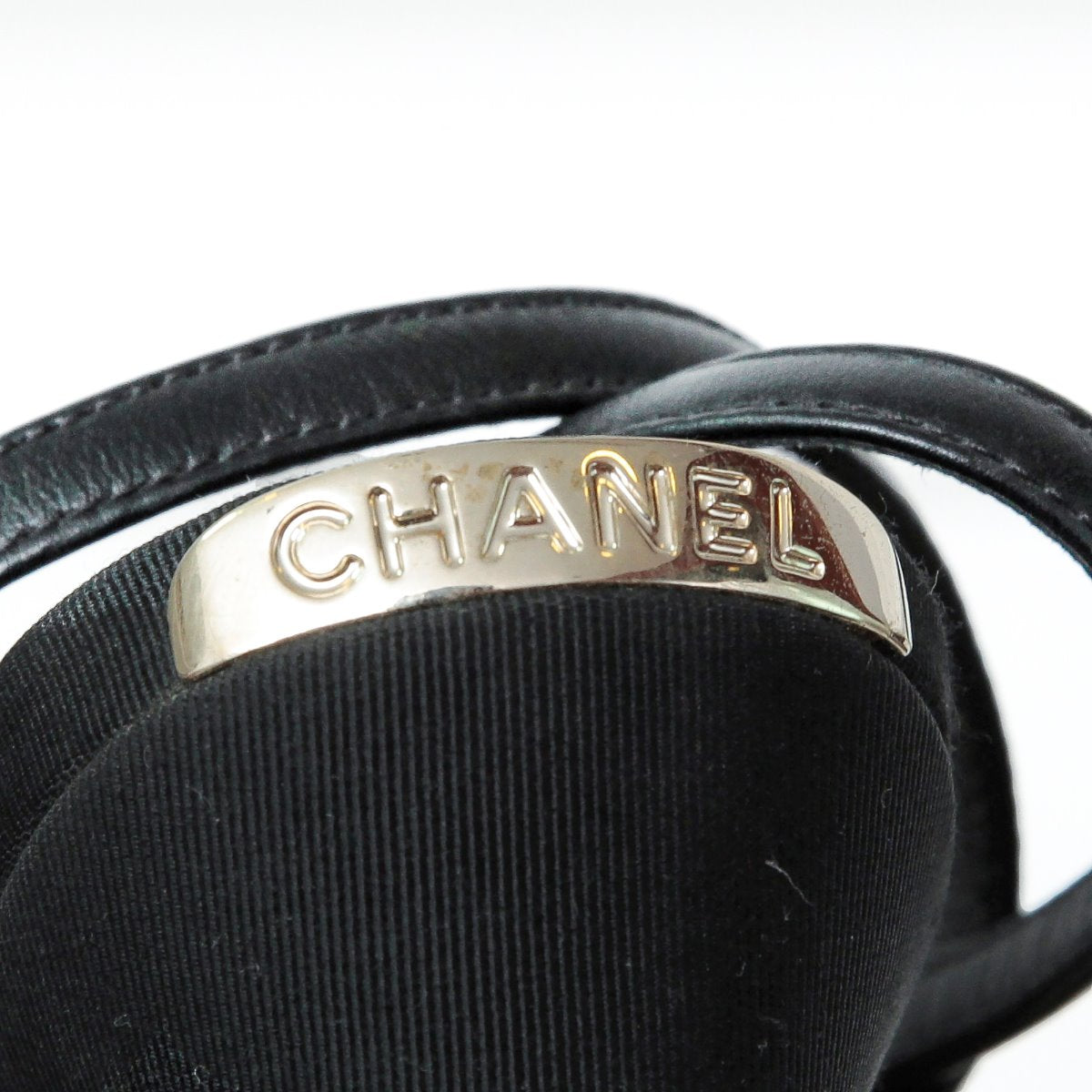 Chanel Black Pointed Cross Sandals 37-Chanel-THE CLOSET