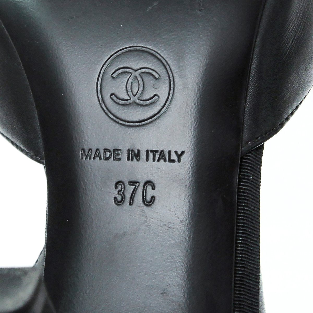 Chanel Black Pointed Cross Sandals 37-Chanel-THE CLOSET