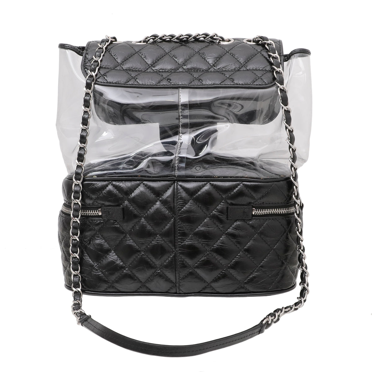 Chanel Black PVC Vanity Bag Large-Chanel-THE CLOSET