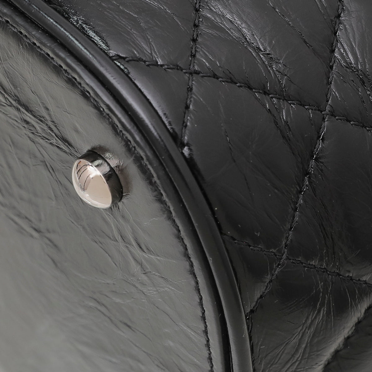 Chanel Black PVC Vanity Bag Large