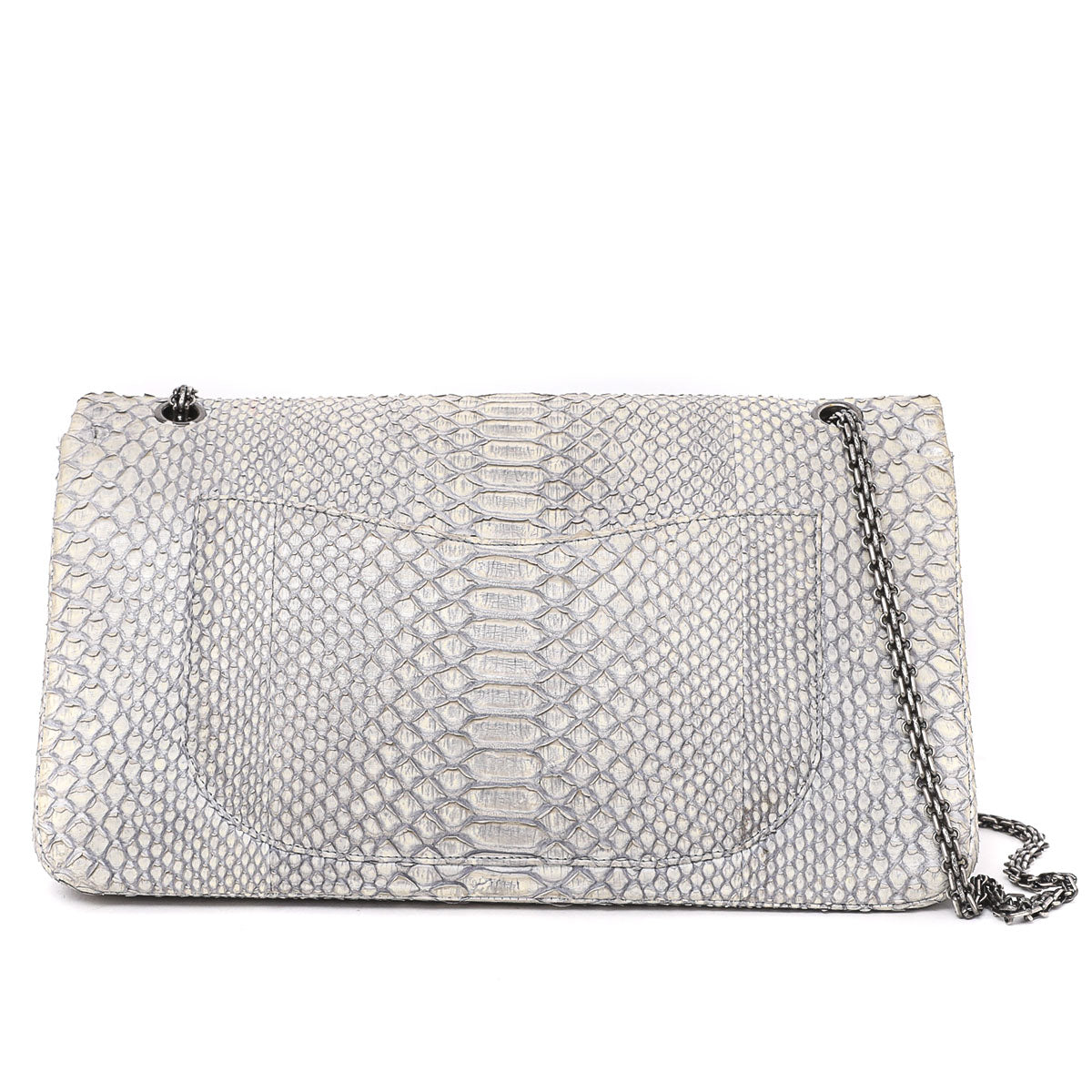 Chanel Gray Python Reissue Large Bag-Chanel-THE CLOSET