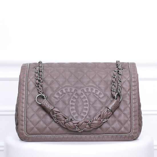 Chanel Taupe Quilted Istanbul Flap Bag