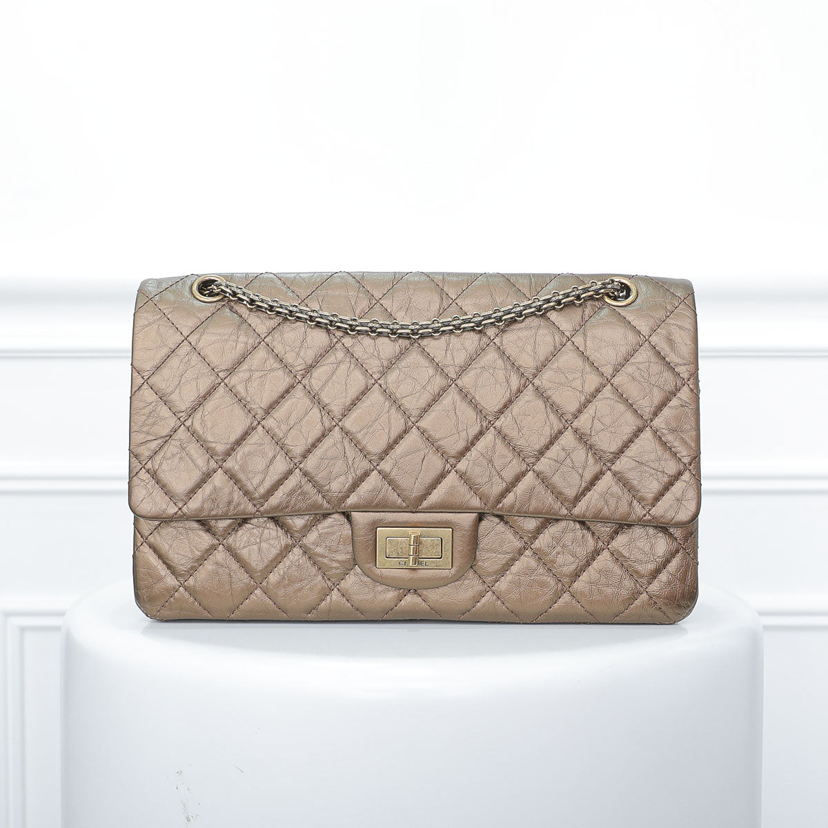 Chanel Bronze Reissue Double Flap Maxi-Chanel-THE CLOSET