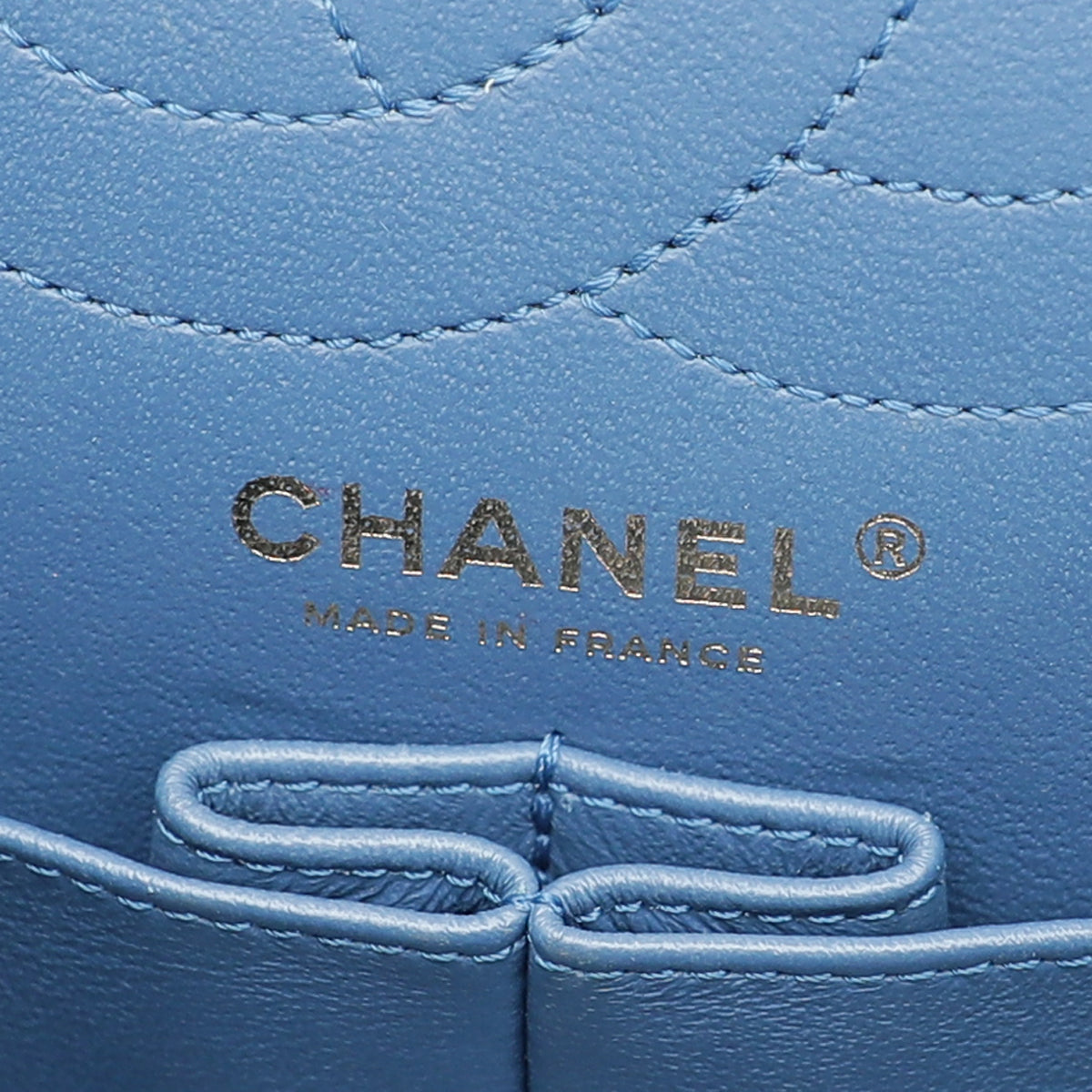 Chanel Blue Velvet Reissue Double Flap Bag-Chanel-THE CLOSET
