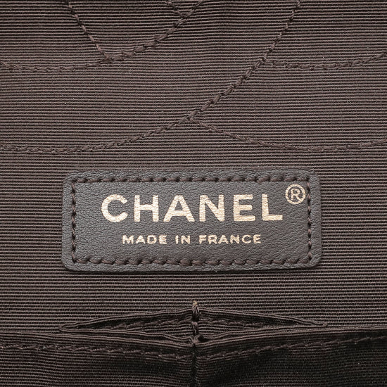 Chanel Metallic Khaki Denim Reissue Double Flap Bag