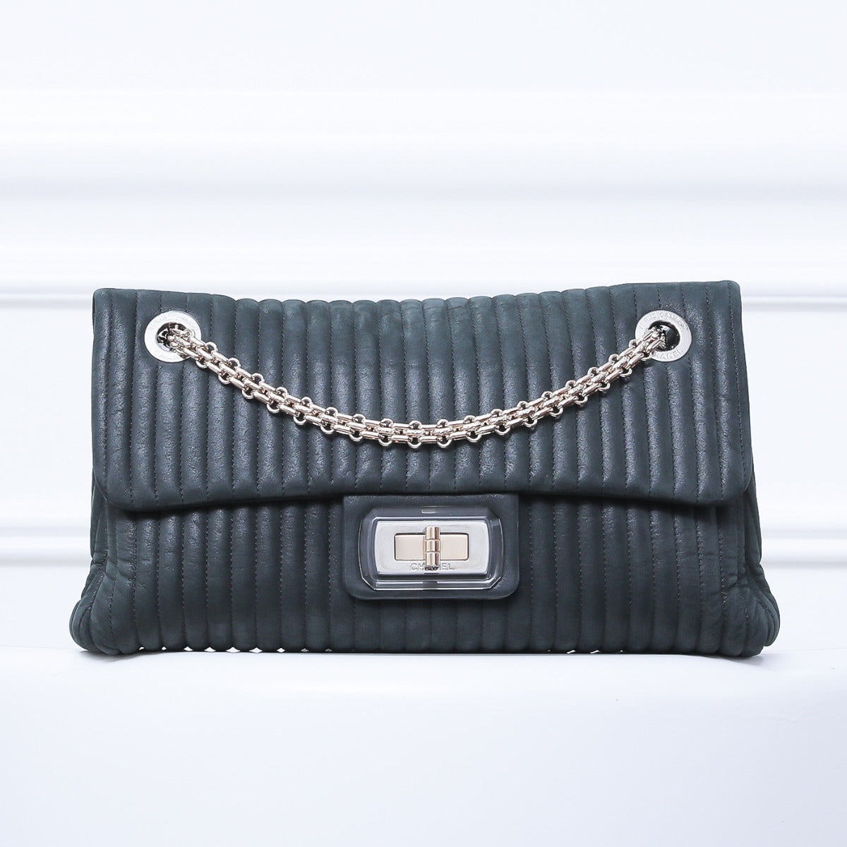 Chanel Dark Green Reissue Vertical Flap-Chanel-THE CLOSET