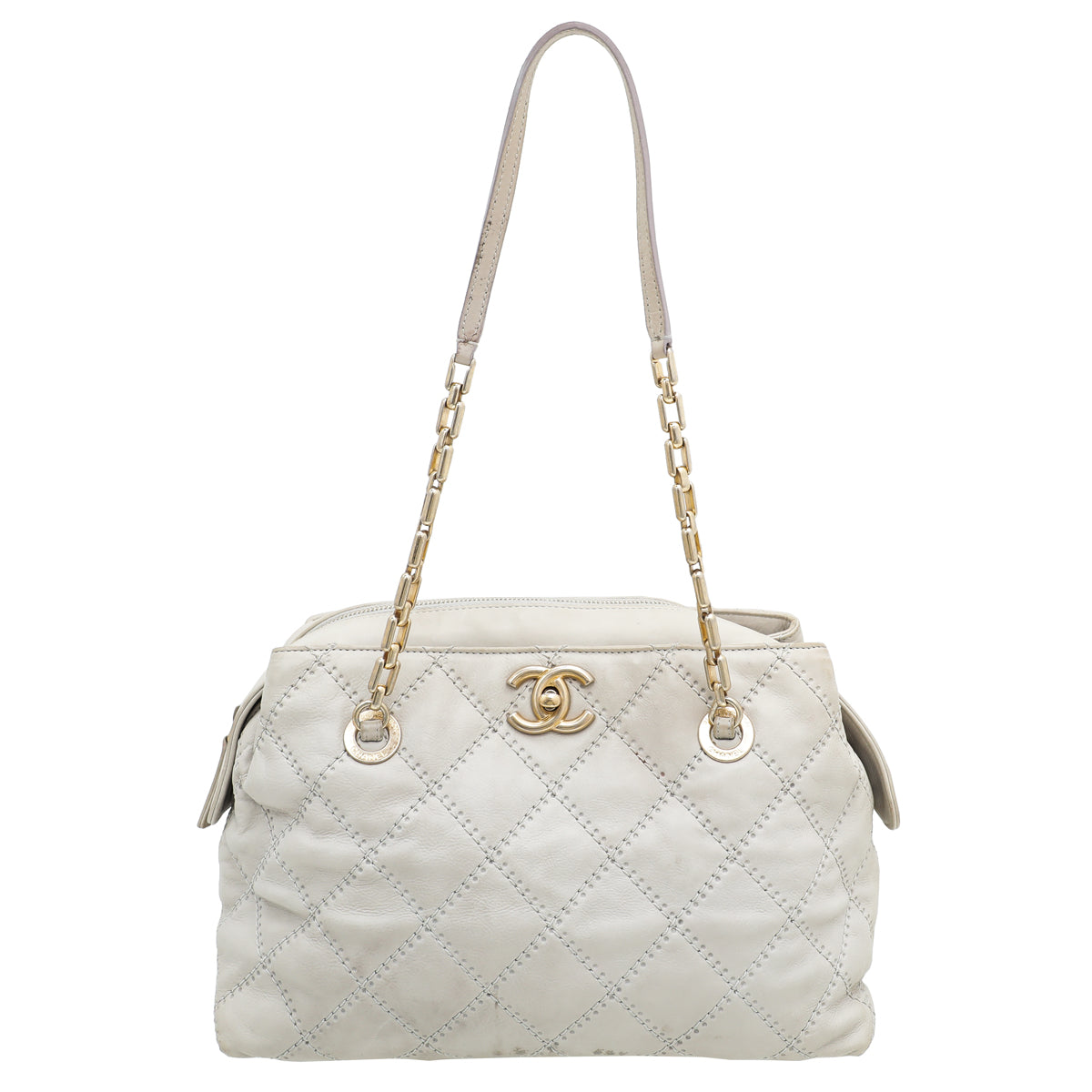 Chanel Sand Retro Chain Tote Bag-Chanel-THE CLOSET