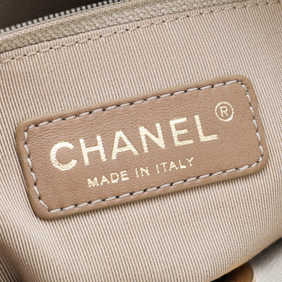 Chanel Sand Retro Chain Tote Bag