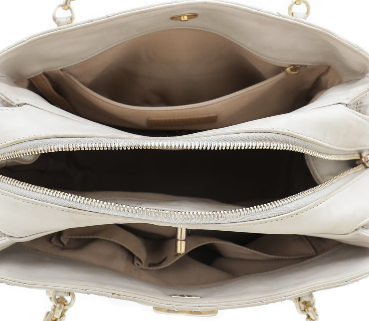 Chanel Sand Retro Chain Tote Bag-Chanel-THE CLOSET