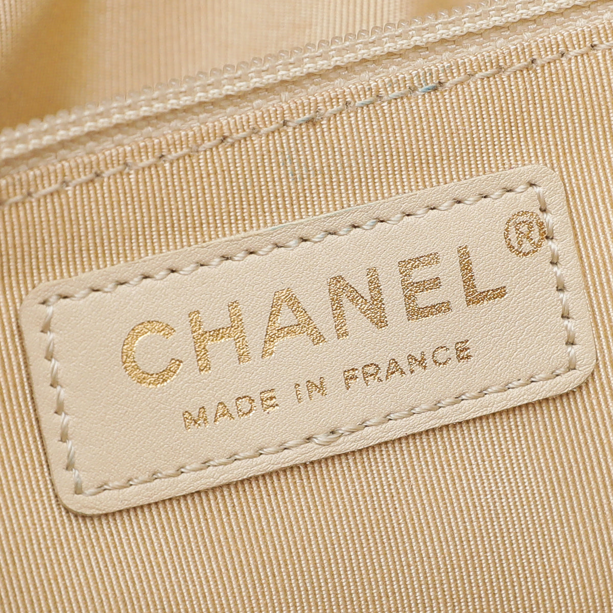 Chanel Metallic Gold Sequins Jute Reissue Messenger Bag