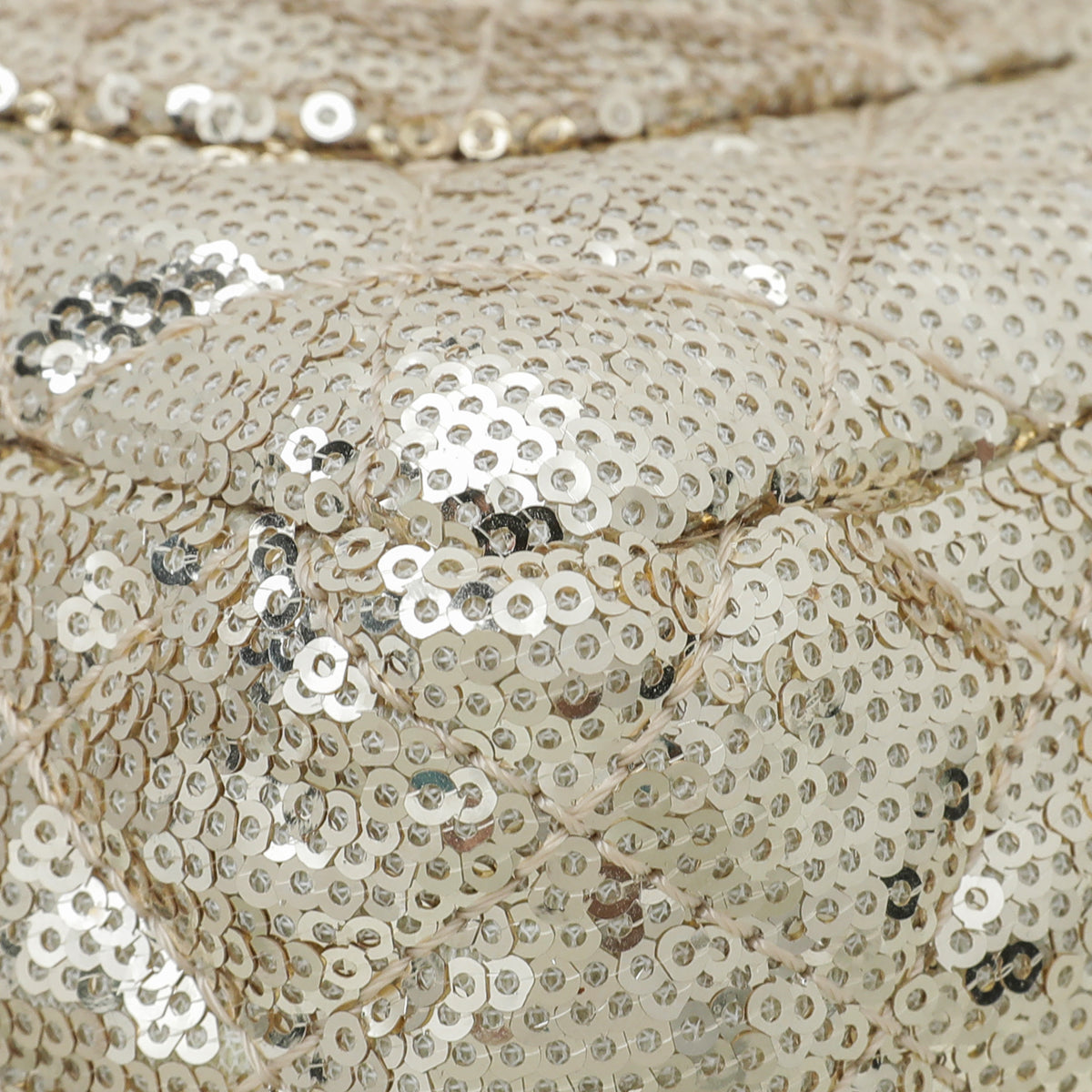 Chanel Metallic Gold Sequins Jute Reissue Messenger Bag-Chanel-THE CLOSET