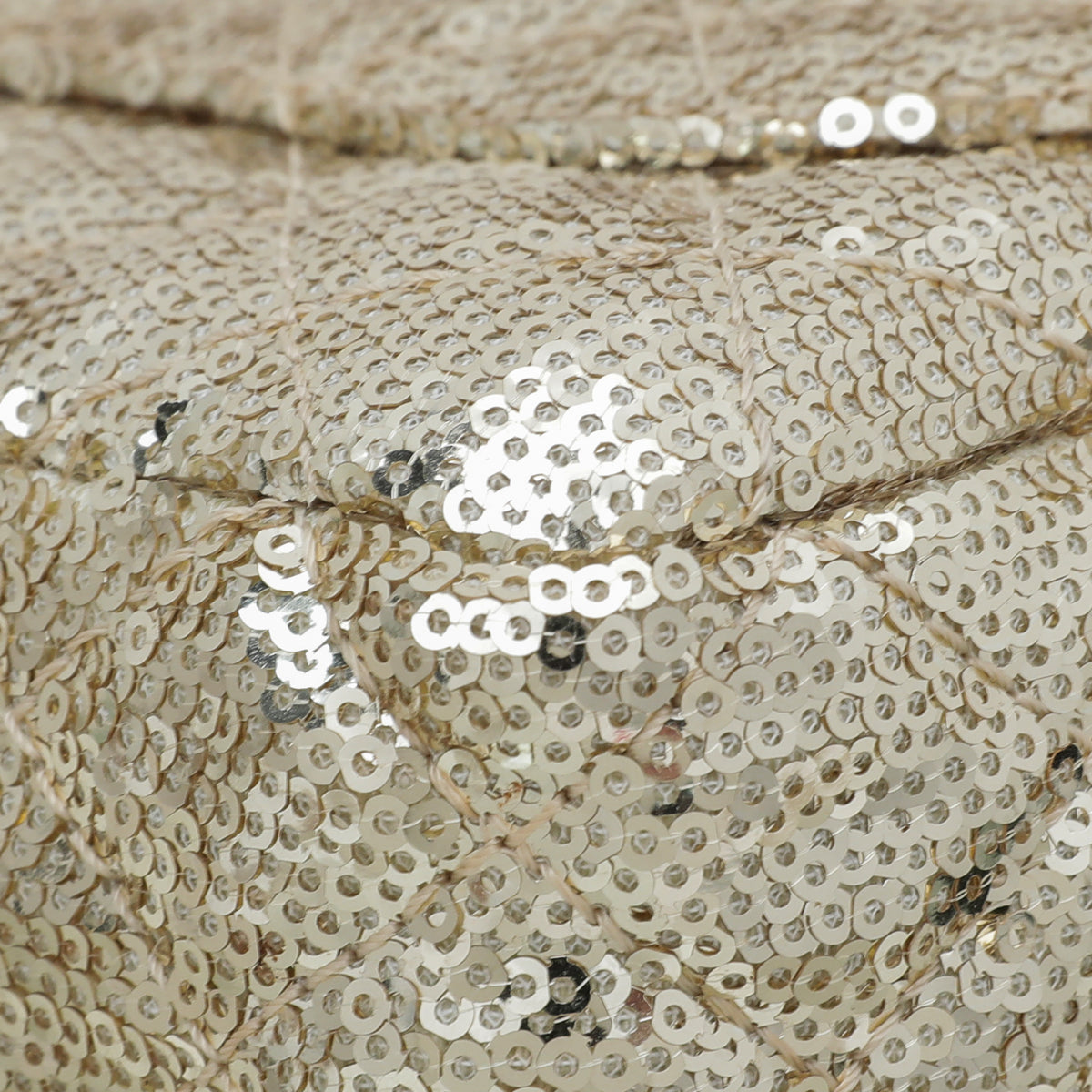 Chanel Metallic Gold Sequins Jute Reissue Messenger Bag-Chanel-THE CLOSET