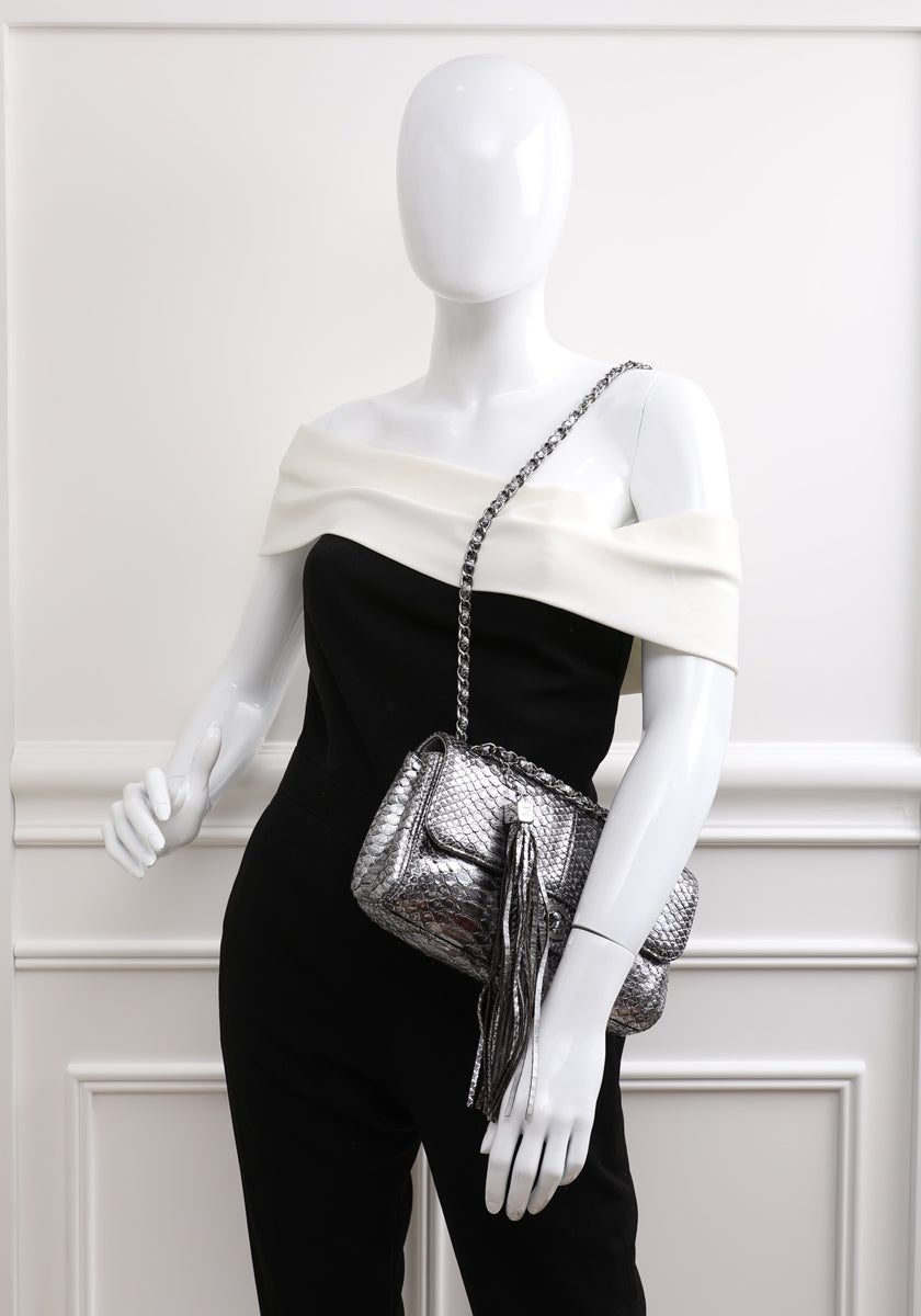 Chanel Metallic Python Soho Tassel Bag – THE CLOSET