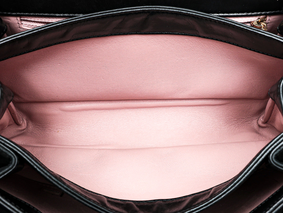 Chanel Black Straight Line Flap Bag-Chanel-THE CLOSET