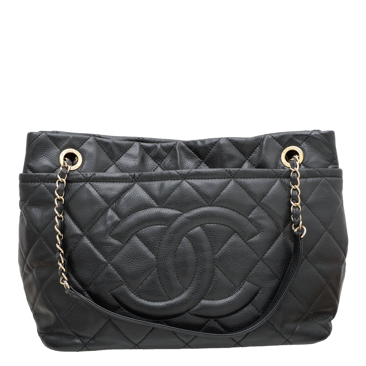 Chanel Black CC Timeless Shopping Tote Bag-Chanel-THE CLOSET