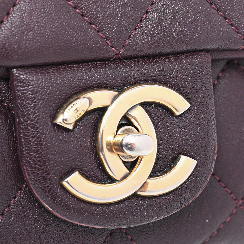 Chanel Burgundy Trapezio Flap Bag-Chanel-THE CLOSET