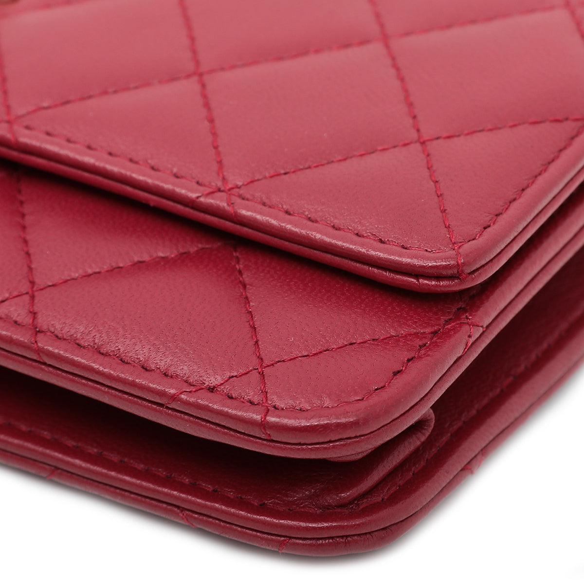 Chanel Red CC Trendy Wallet On Chain Bag-Chanel-THE CLOSET