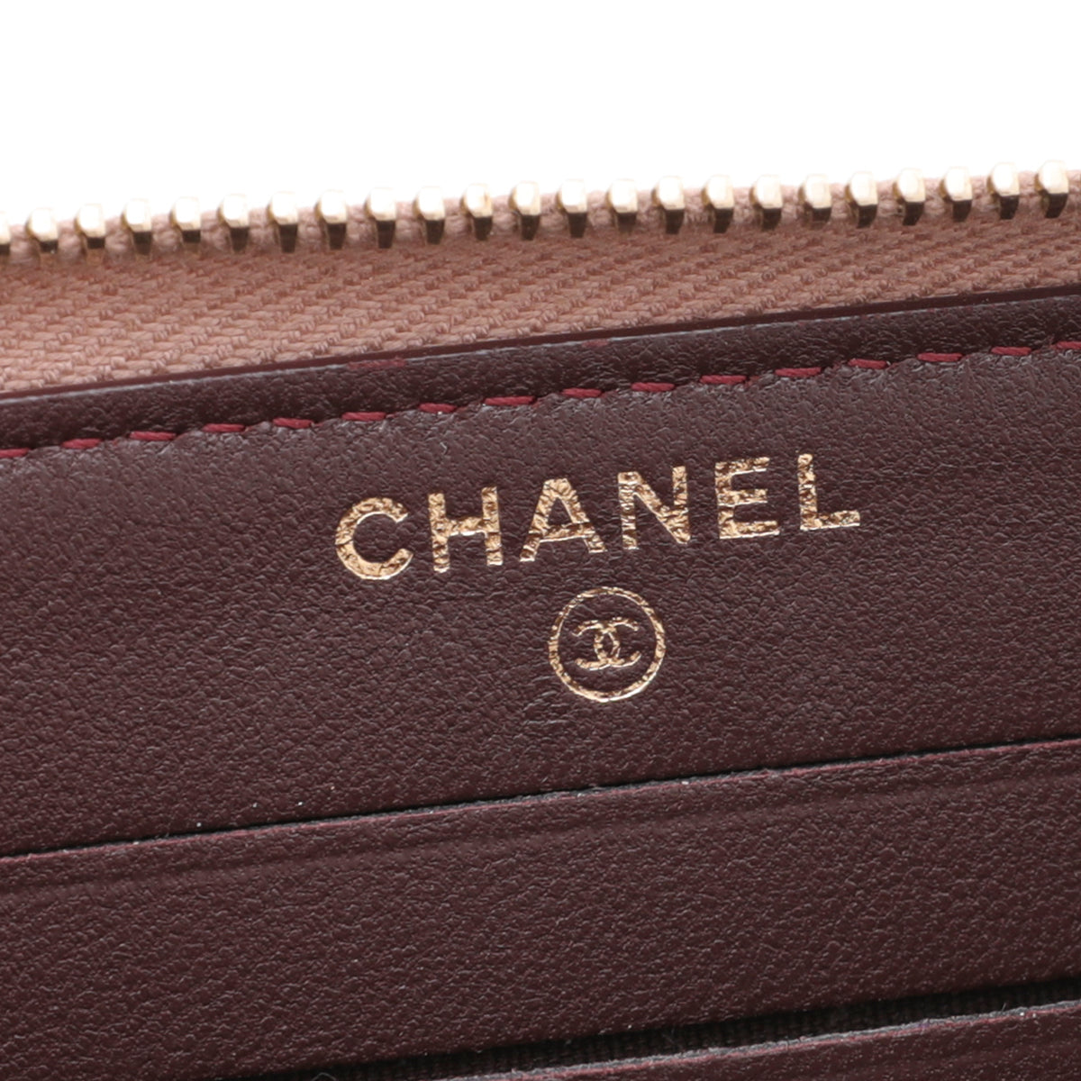 Chanel Light Brown Trendy Zip Around Wallet-Chanel-THE CLOSET