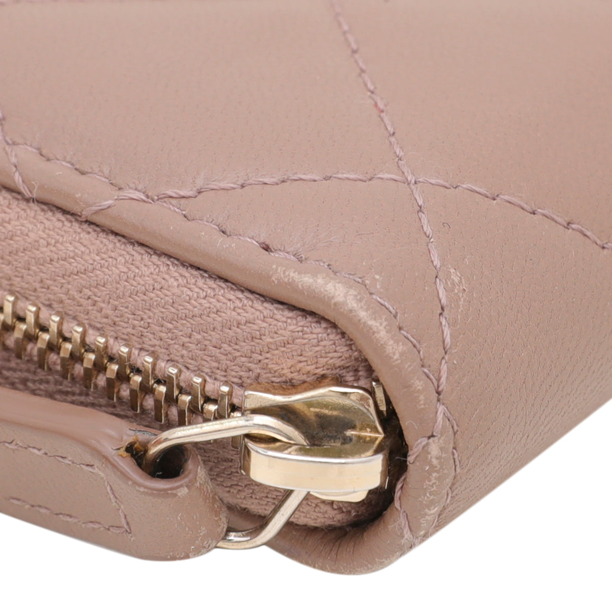 Chanel Light Brown Trendy Zip Around Wallet-Chanel-THE CLOSET