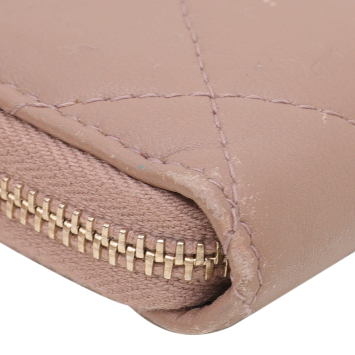 Chanel Light Brown Trendy Zip Around Wallet-Chanel-THE CLOSET