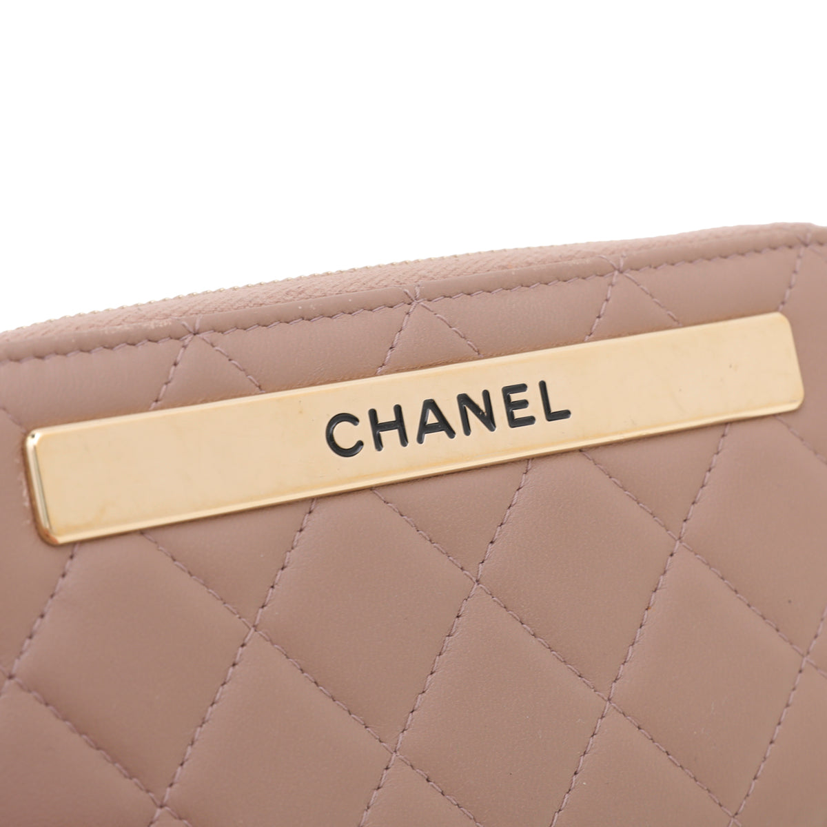 Chanel Light Brown Trendy Zip Around Wallet-Chanel-THE CLOSET