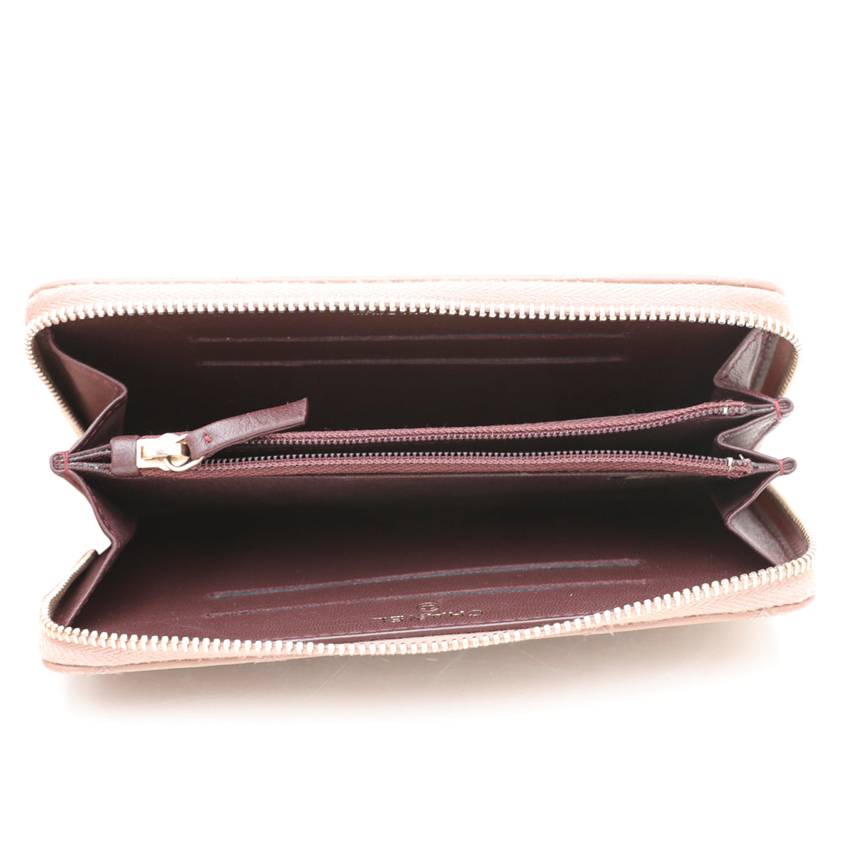 Chanel Light Brown Trendy Zip Around Wallet-Chanel-THE CLOSET