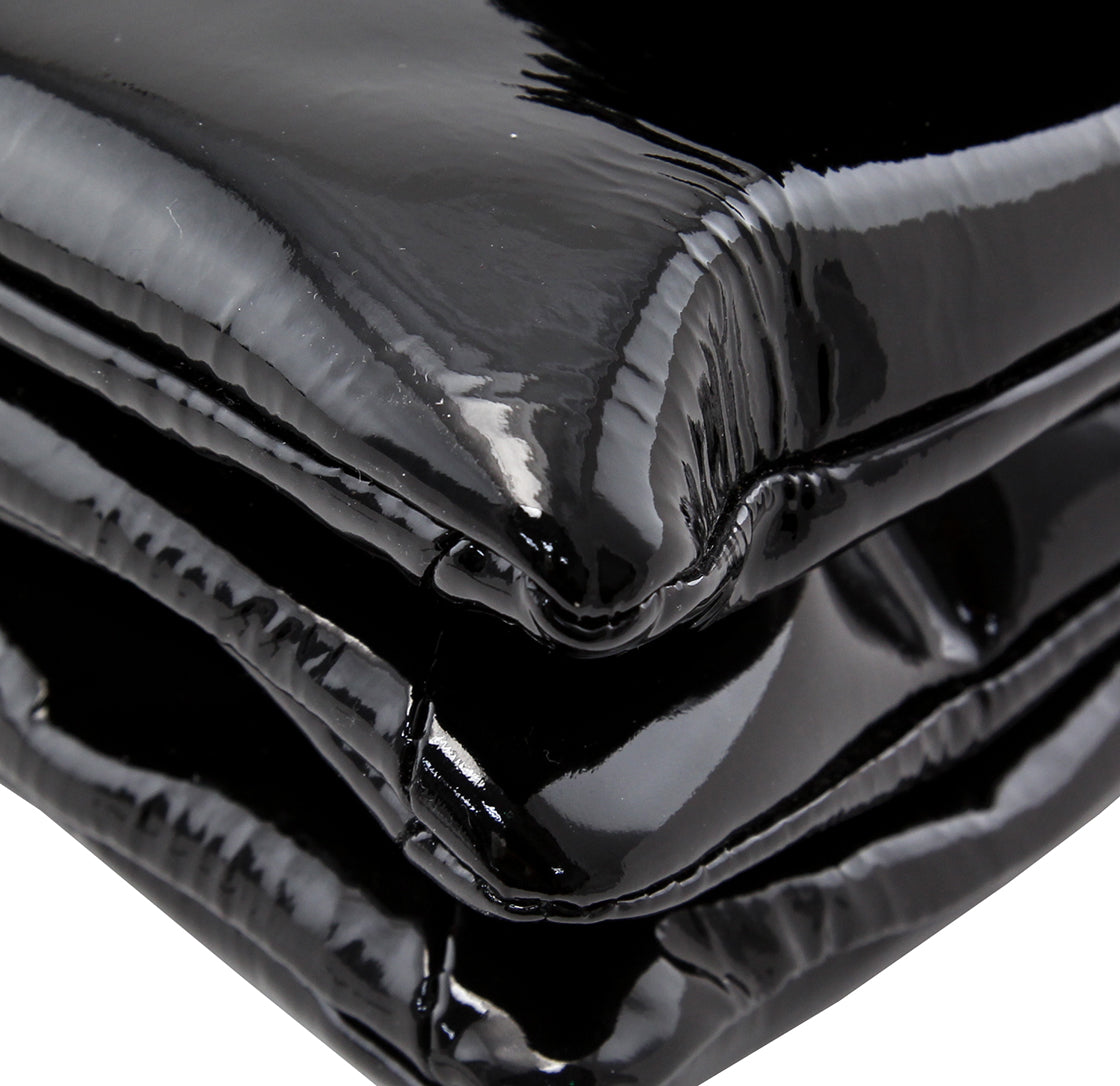 Chanel Black Tweed Camellia Maxi Flap Bag