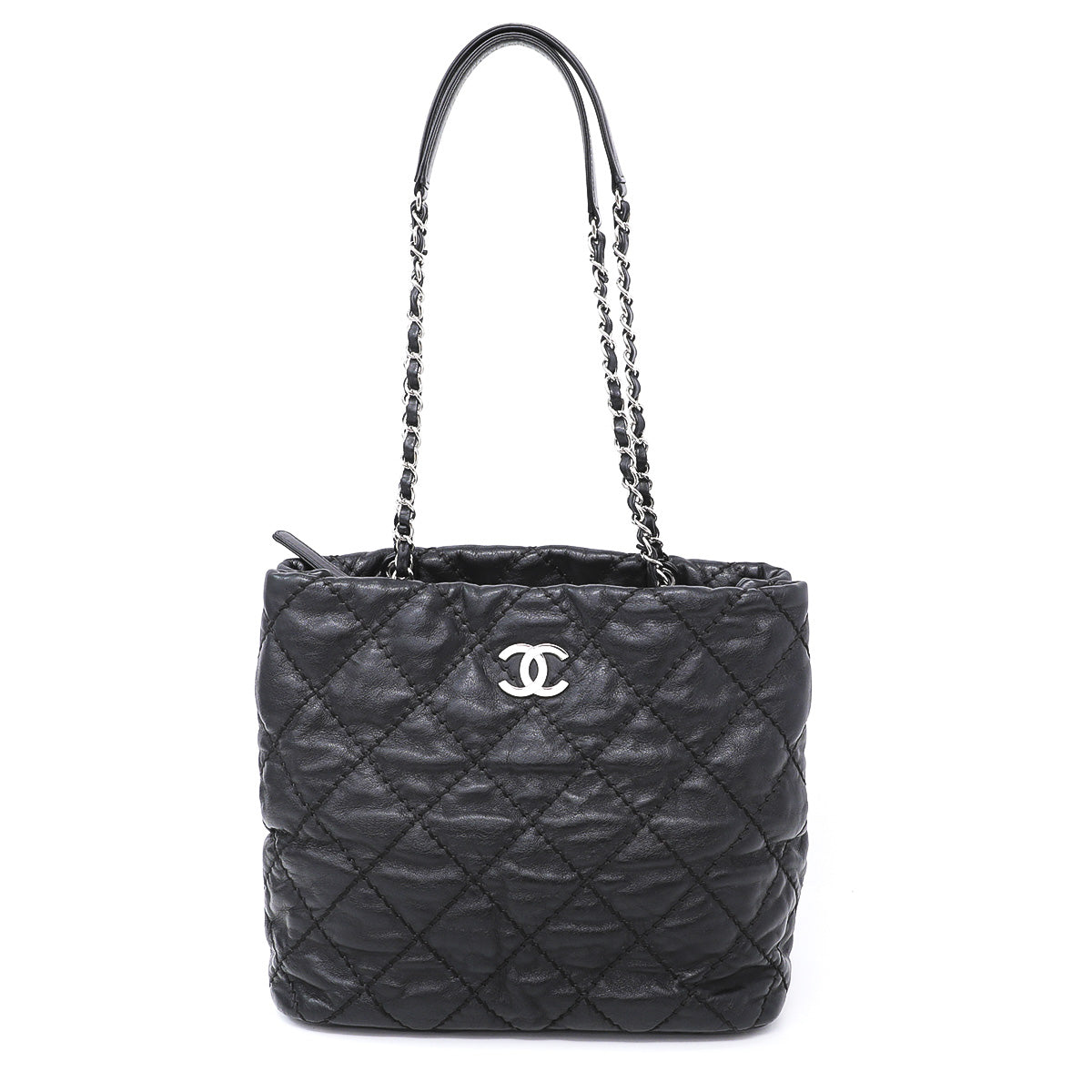 Chanel Black Ultimate Stitch Shopping Tote-Chanel-THE CLOSET