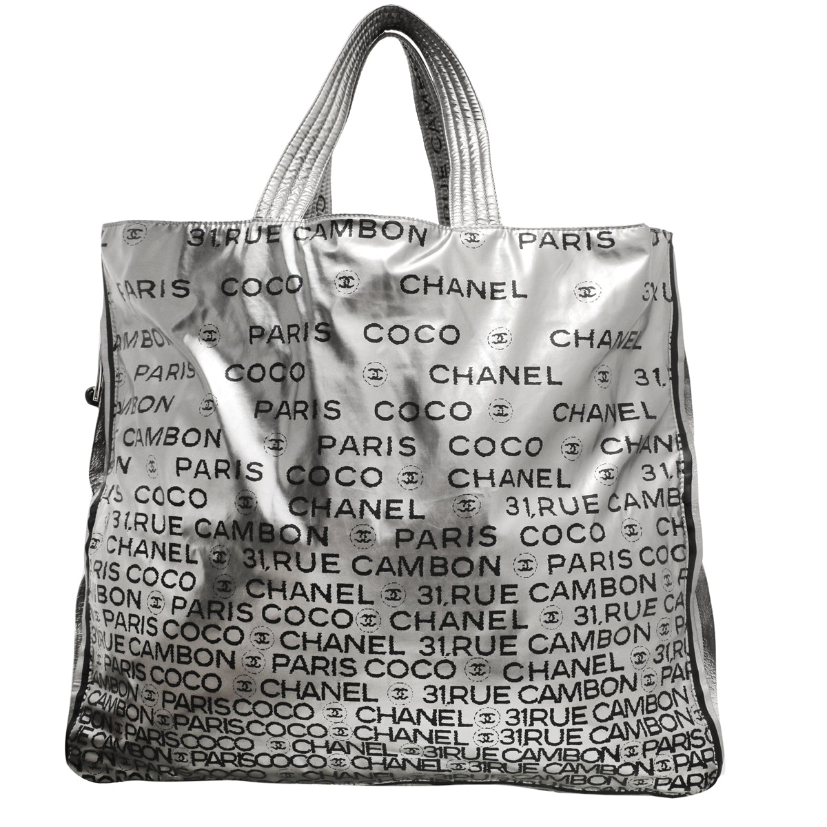 Chanel Silver Unlimited Ligne Expandable Tote Bag-Chanel-THE CLOSET