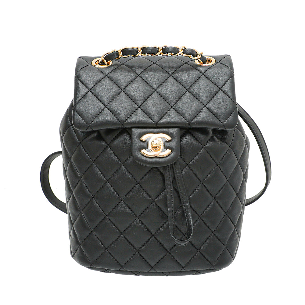 Chanel Black Urban Spirit BackPack Bag
