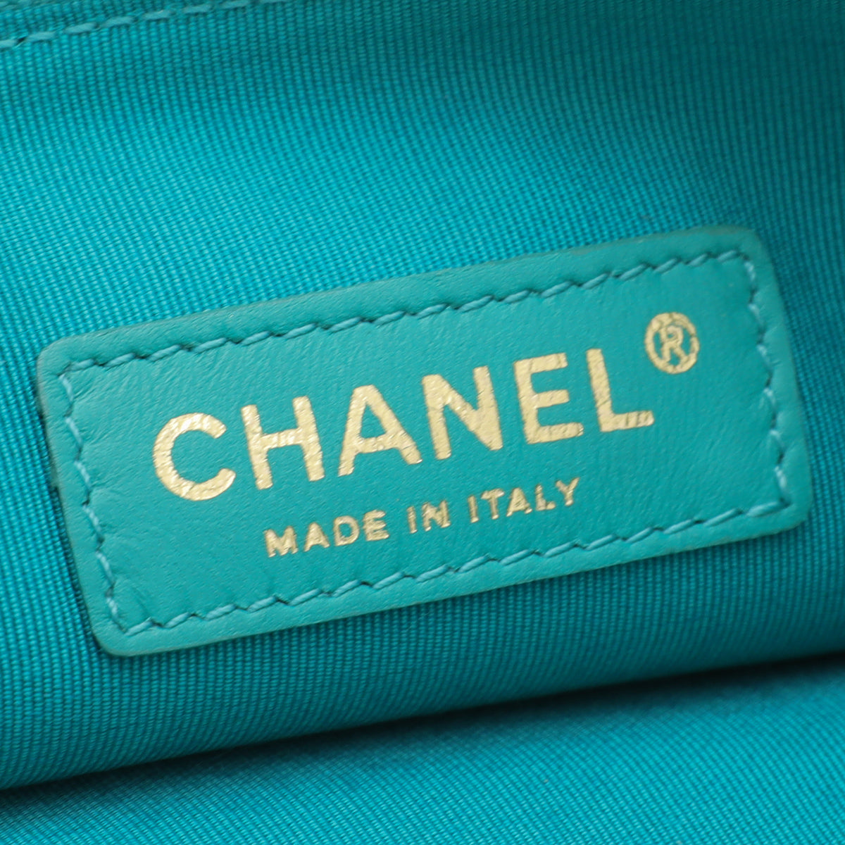 Chanel Green Vinyl CC Logo Beach Tote Bag-Chanel-THE CLOSET