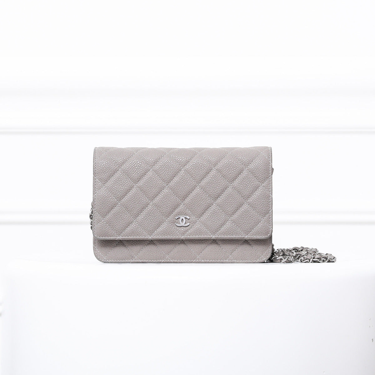 Chanel wallet on Chain Taupe-Chanel-THE CLOSET